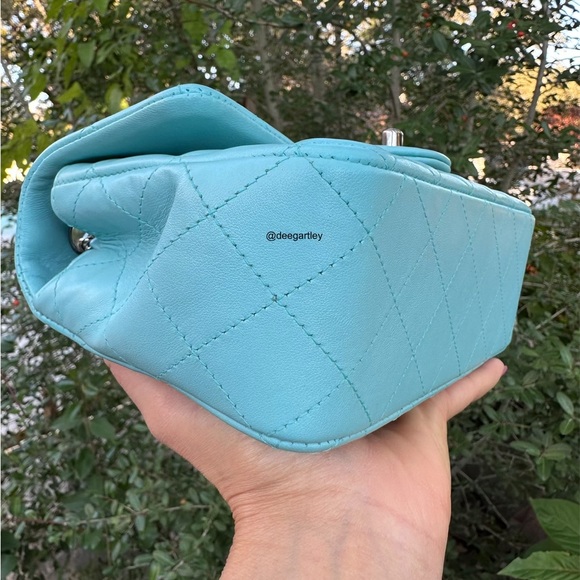 Chanel 19C Tiffany Blue Rectangular Mini - Picture 5 of 15